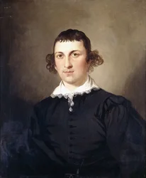 Portrait of a Gentleman, Probably Mr. Lyte, in Black Van Dyke Costume