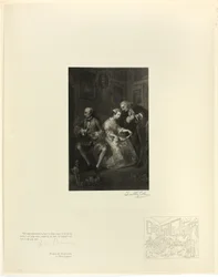Marriage à la mode (detail)