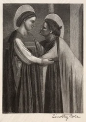 Old Italian Masters: Mary and Elisabeth
