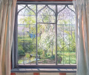 Apple Blossom Against Willow, 1990