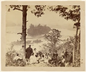 [High Island, Summer Encampment of General Spinner, Treasurer of the United States]