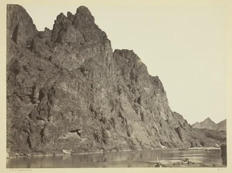 Bluff Opposite Big Horn Camp, Black Canyon, Colorado River