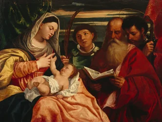 Madonna and Child with Saints Stephen, Jerome and Maurice
