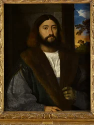 A Portrait of a Bearded Man