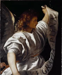 Polyptych Averoldi: Announce Angel