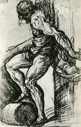 Sketch for the St Sebastian, c1518