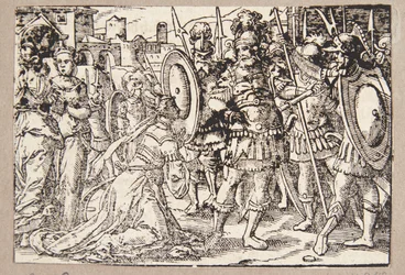 Sofonisba Kneels and Pleads with Masinissa