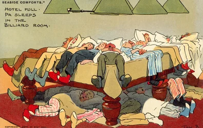 Hotel Full, Pa sleeps in the billiard room