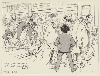 Saturday Night at the Savage Club, The Bar