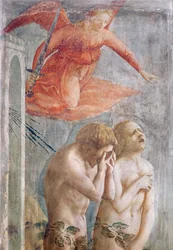 Adam and Eve Banished from Paradise (detail)