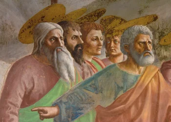 Jesus, Saint Peter and the Tax Collector