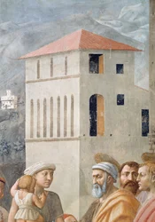 St. Peter Distributing the Common Goods of the Church, and the Death of Ananias (detail)