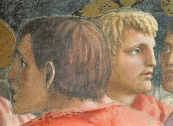 Tribute Money: The Tax Collector and an Apostle (detail)