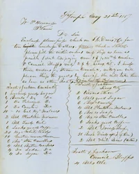 Letter signed Tootle & Jackson, Council Bluffs, to W.P. Howard, St. Louis, May 21, 1857