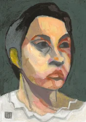 Expressive Woman Portrait