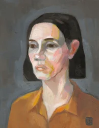 Modern Woman Portrait Painting