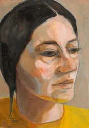 Pensive Woman Portrait