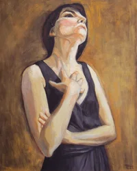 Pensive Woman Portrait