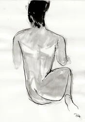 Resting Figure Drawing
