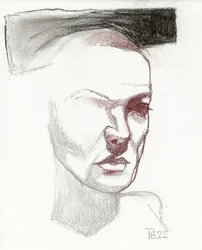 Shadowed Face Study
