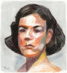 Vibrant Female Portrait