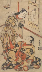 Kabuki Actors Nakamura Gentaro and Ikushima Shingoro