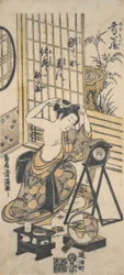 A View of a Dressing Room