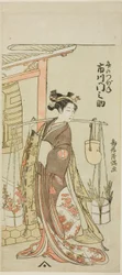 Actor Ichikawa Monnosuke II as the Lady of the Hairpin
