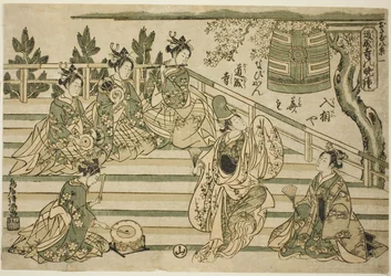 Evening Bell of Dojoji, no. 1 from the series "Eight Views of Children"