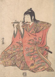 A Doll Representing a Boy Playing a Flute