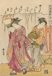 A Fan Suggesting a Dispersed Storm