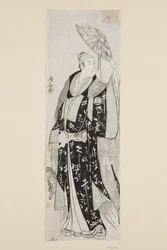 Actors Sawamura Sojuro III as Minamoto no Yoritomo