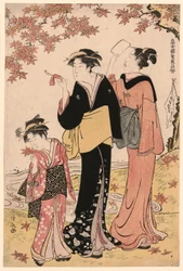 Beauties Under a Maple Tree, from the series 