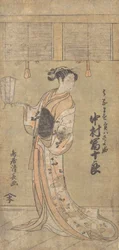 The Actor Nakamura Tomijuro in the Role of Sayohime Disguised as Hanamasu