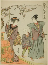 The First Month (Mutsuki), from the series "Fashionable Twelve Seasons"