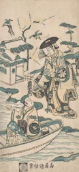 Scene from a Drama, probably Musume Dojoji