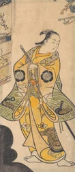 Actor as a Samurai Youth, ca. 1735