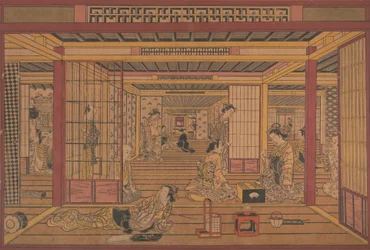 An Interior View in the Yoshiwara