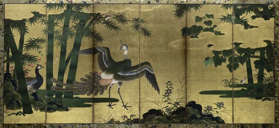 Peacocks and Bamboo