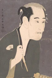 Onoe Matsusuke I as Matsushita Mikinojo in the Play Katakiuchi noriyaibanashi, 1794