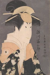 Segawa Tomisaburo II as Yadorigi in the Play Hana Ayame Bunroku Soga
