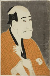 The Actor Arashi Ryuzo II as Ishibe no Kinkichi, the Moneylender