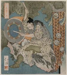 A God Playing a Drum (From the Series The Spring Cave)