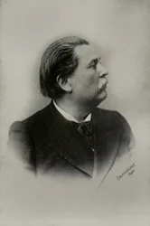 Portrait of the French Billiard Player Maurice Vignaux