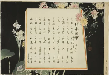 Index Page, Prints .51-.100 (Vol.1), from the series "Pictures of No Performances (Nogaku Zue)"