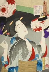 Looking Observant: The Appearance of a Kyoto Waitress of the Meiji Era