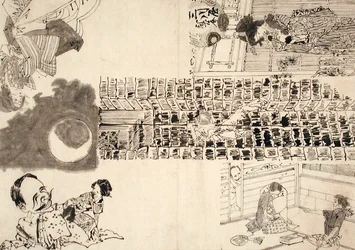 Preparatory Drawing for Illustrations of Melodramas and Parody