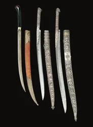 A group of small Ottoman swords, Turkey