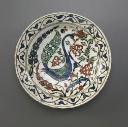 Plate, Iznik, Ottoman dynasty
