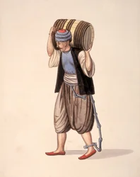 Prisoner in Chains, Ottoman period, third quarter of 18th century